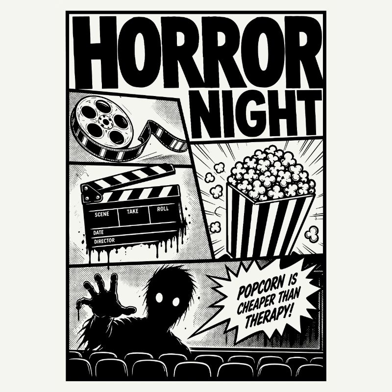 Horror Kino Zombie Comic