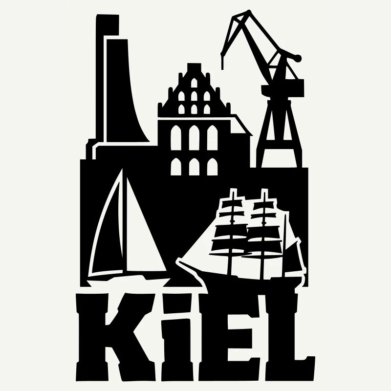 Monument de la silhouette de Kiel
