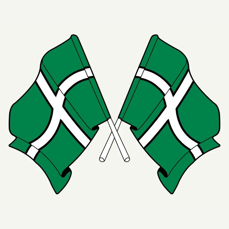 Drapeaux croisés du Devon