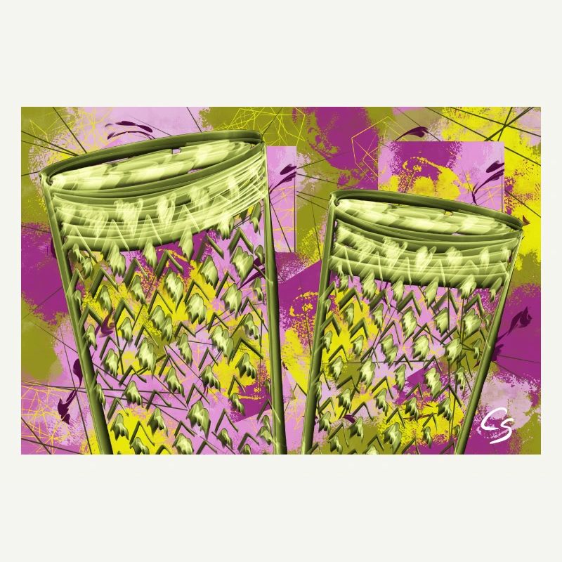 Cider glasses modern