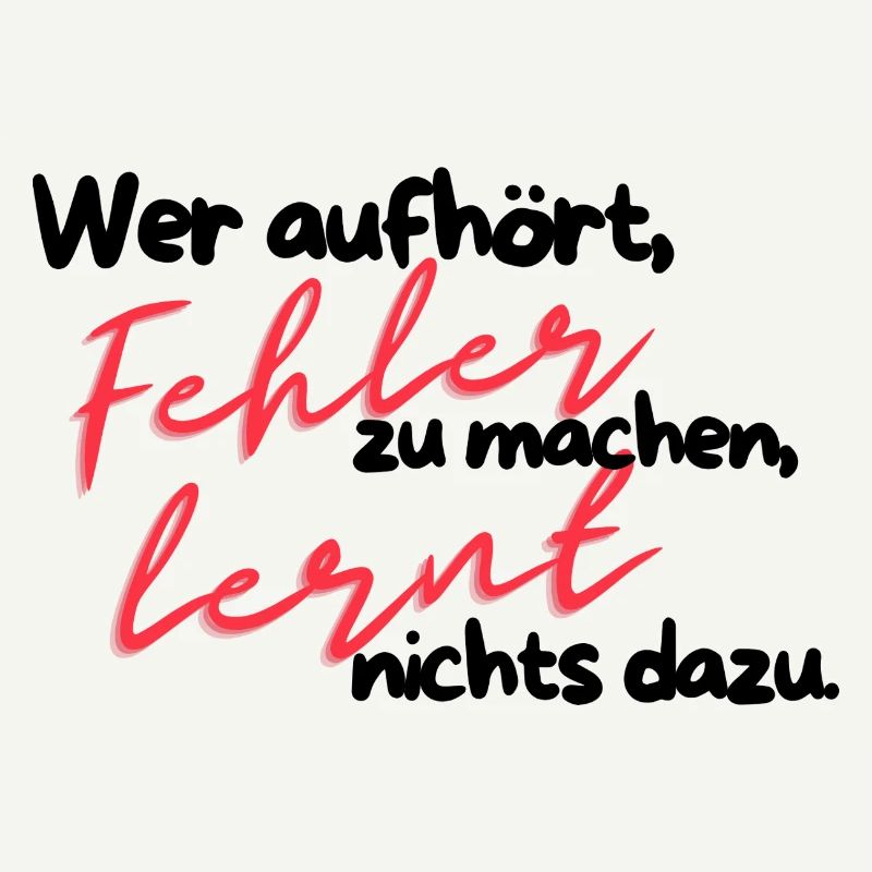 Mistakes teach red writing
