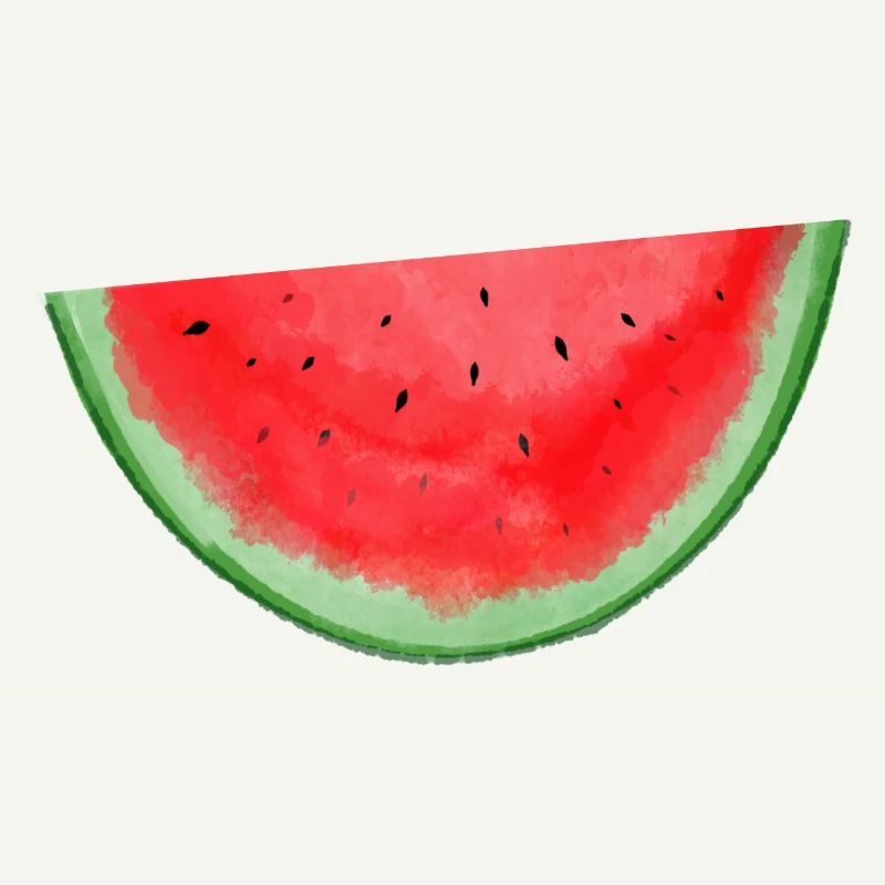 Aquarelle pastèque