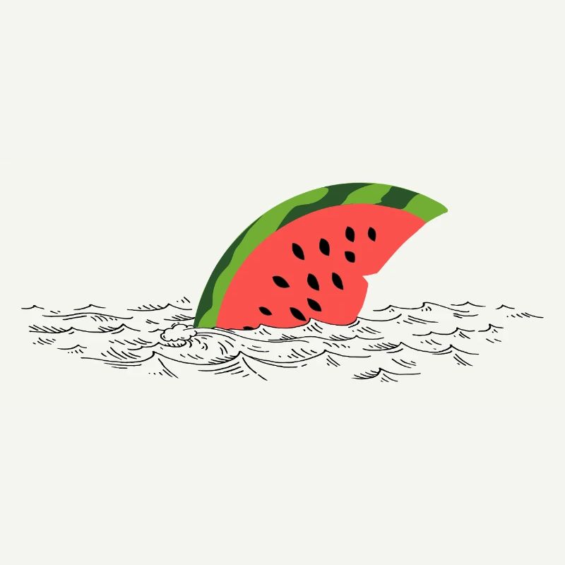 Melonfena – söt haj på väg