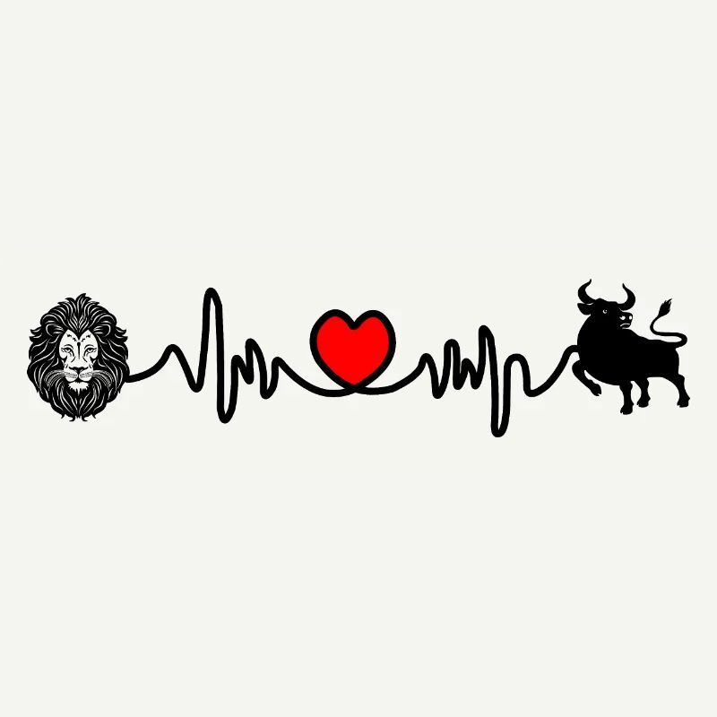 Herzfrequenz Cardio Löwe Stier