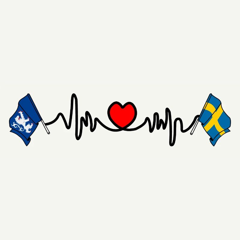 Fréquence cardiaque de Halland et de la Suède