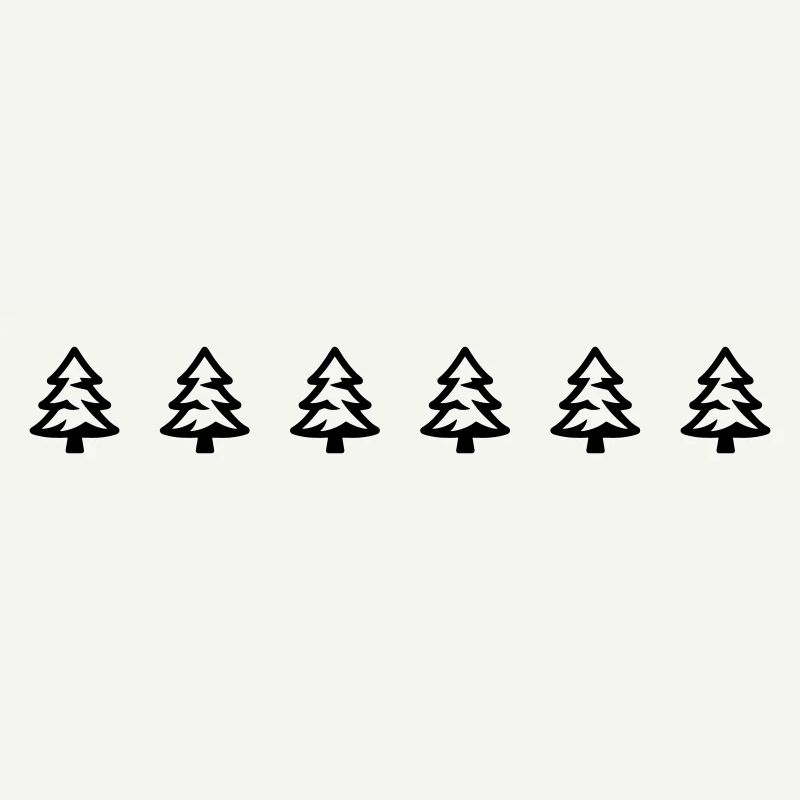 Fir tree icon forest