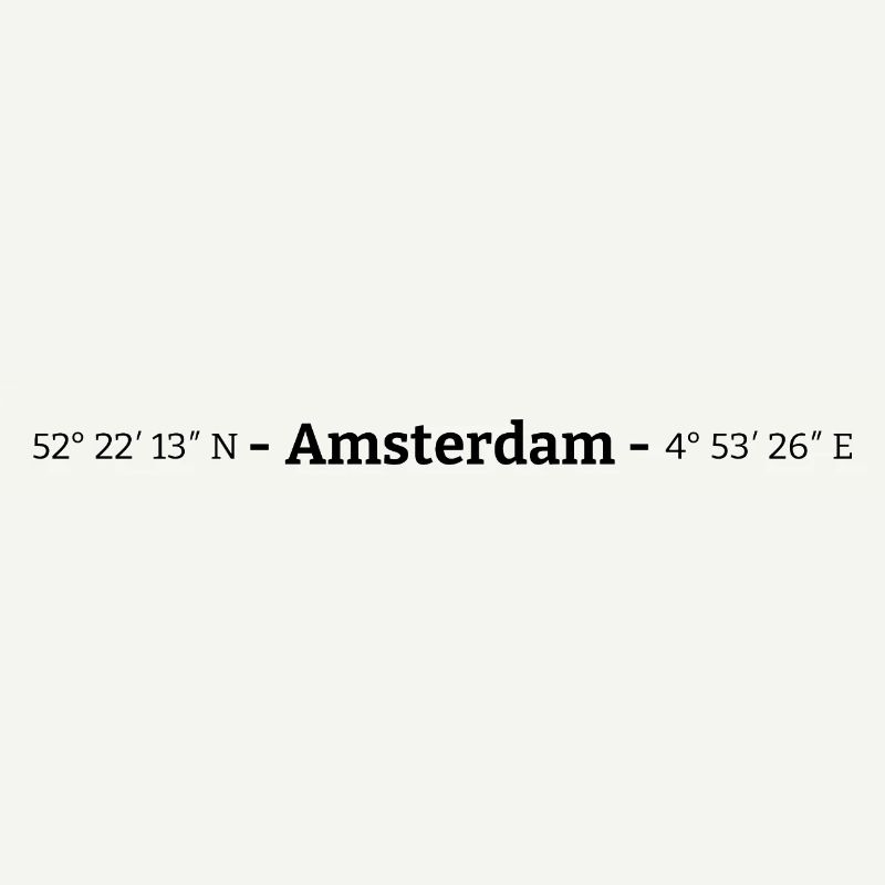 Coordonnées Amsterdam
