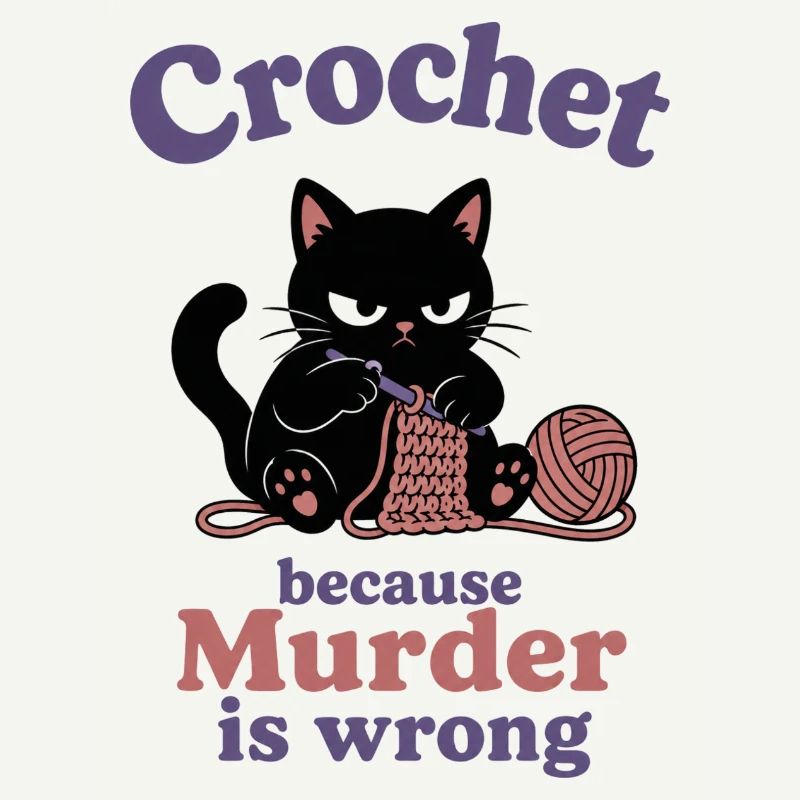 Crochet Because Murder Is Wrong