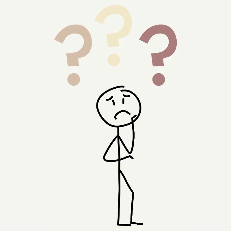 Trois points d’interrogation – Un design mystérieux minimal