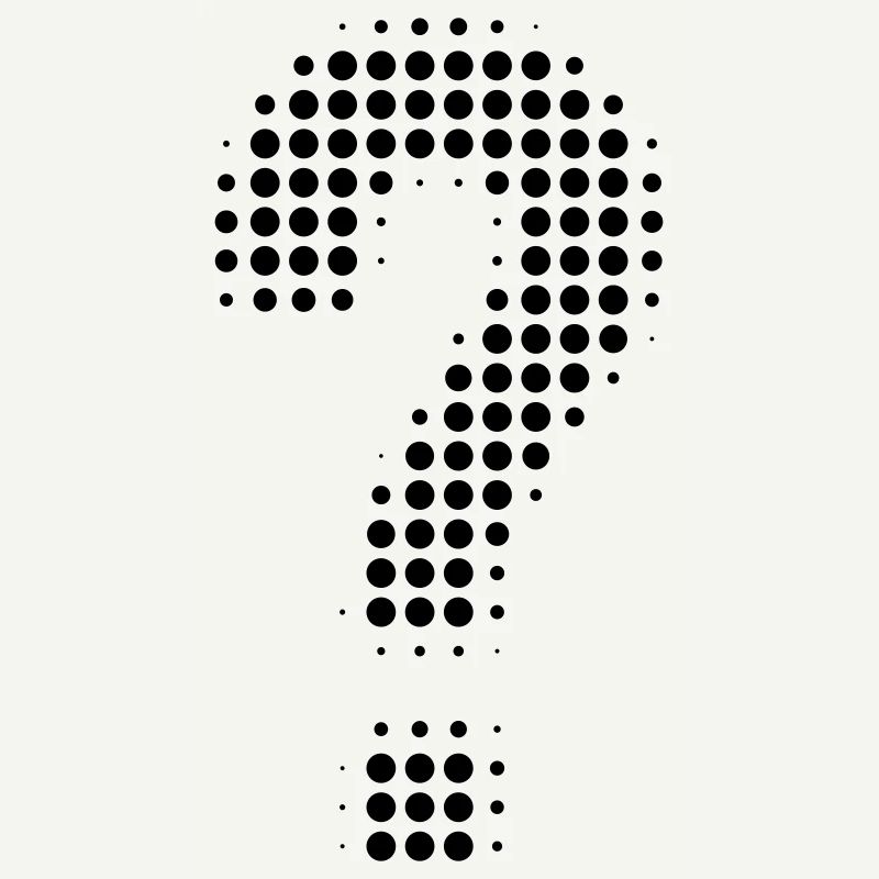 Fragezeichen Pixeloptik