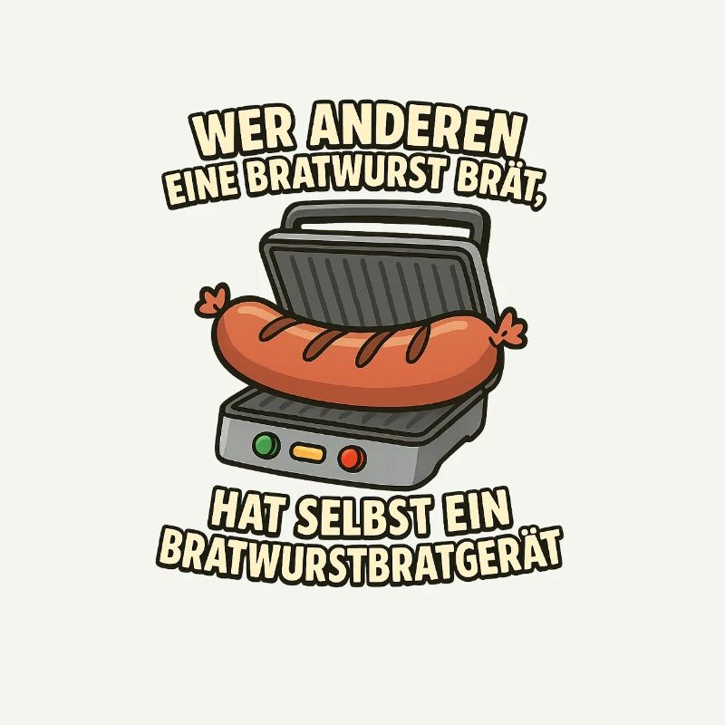 Bratwurst Bratgerät Spruch