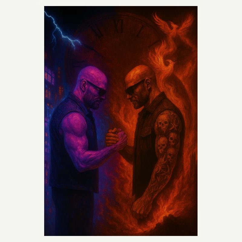 Feuer gegen Eis Duell der Elemente