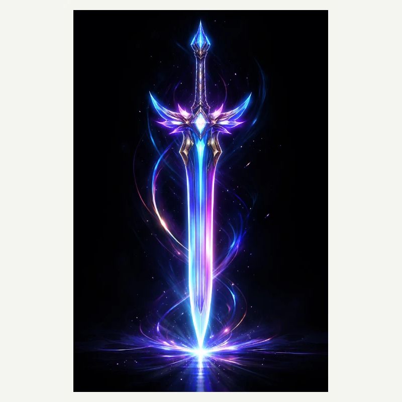 Épée astrale néon
