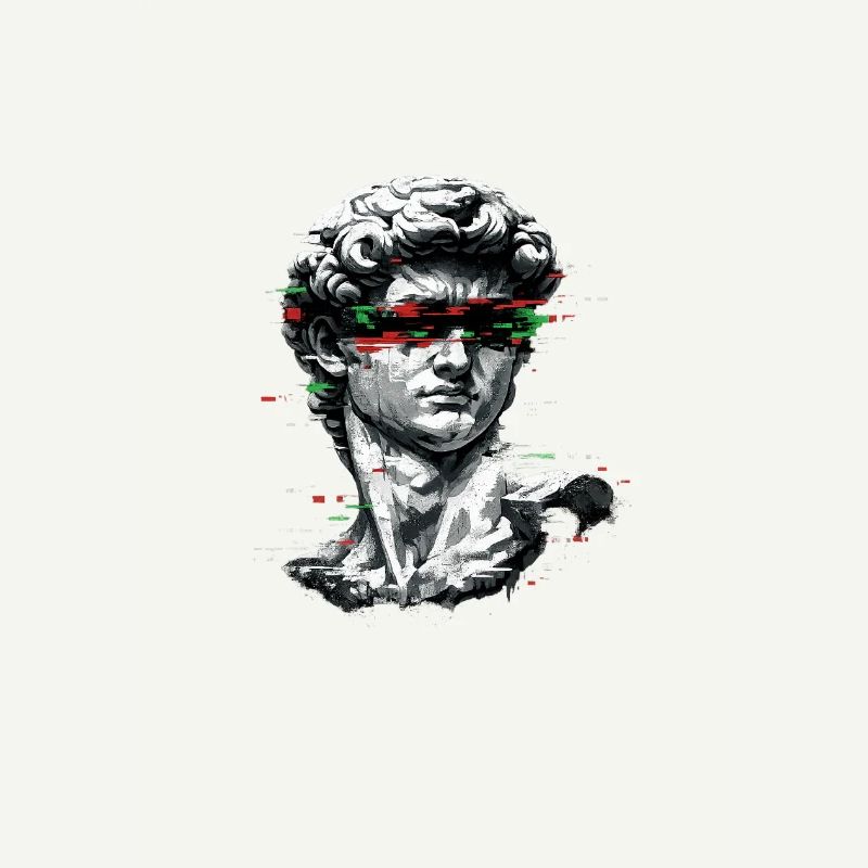 Bust Glitch Barock