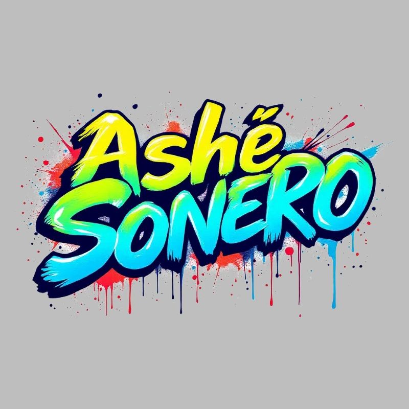 Ashe Sonero Graffiti-Regenbogen
