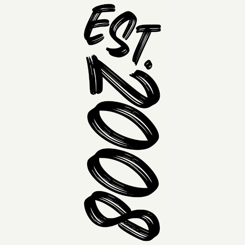 Est. 2008 - Established 2008 - Geburtstag Geschenk