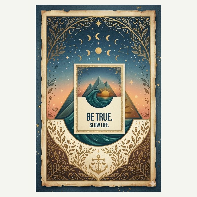 Be True. Slow Life.