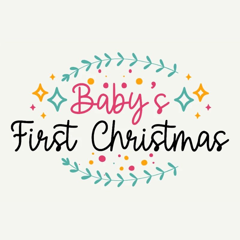 Bébé premier Noël
