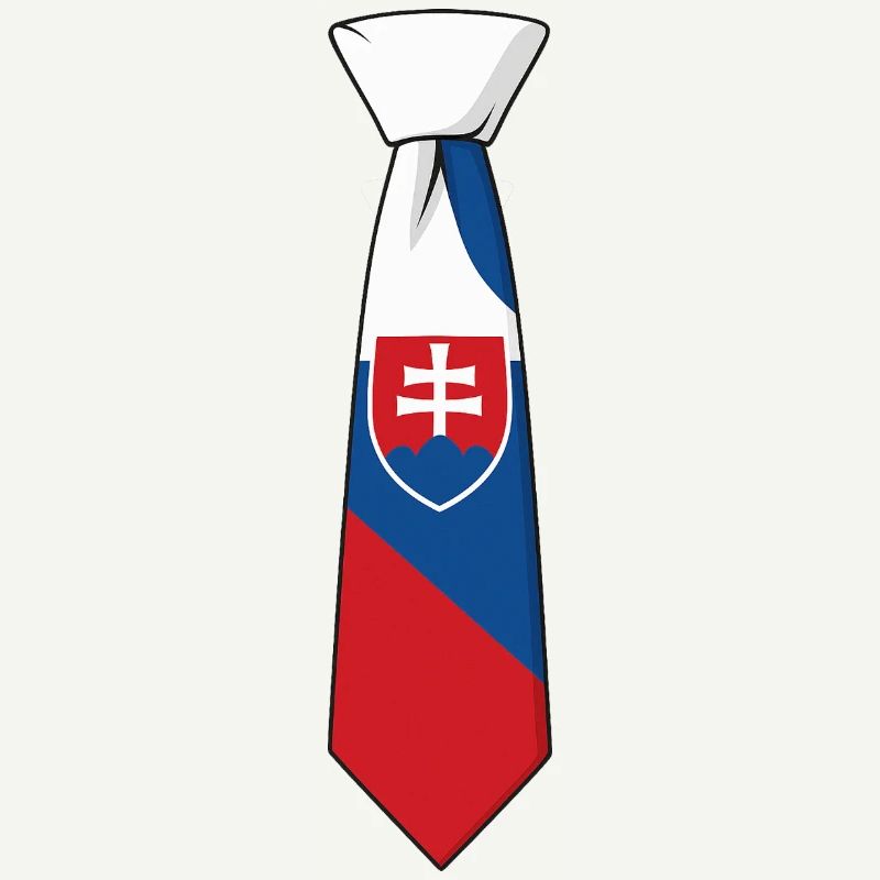 Cravate Slovaquie – Conception du drapeau