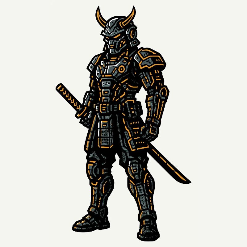 Cyberpunk Samurai
