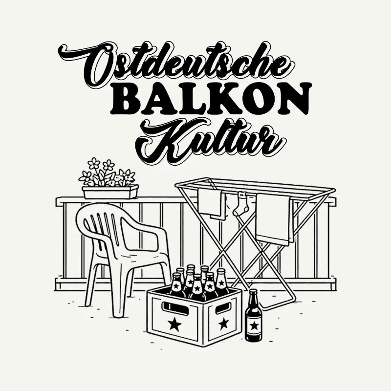 Ostdeutsche Balkonkultur