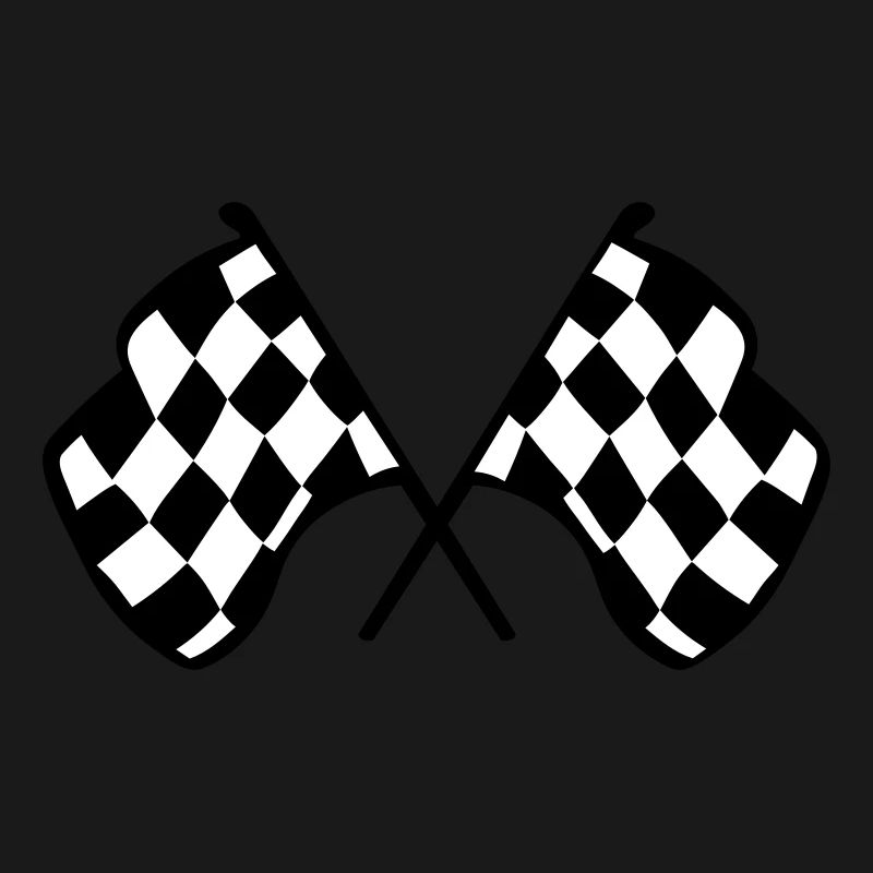 Drapeaux de course à damier