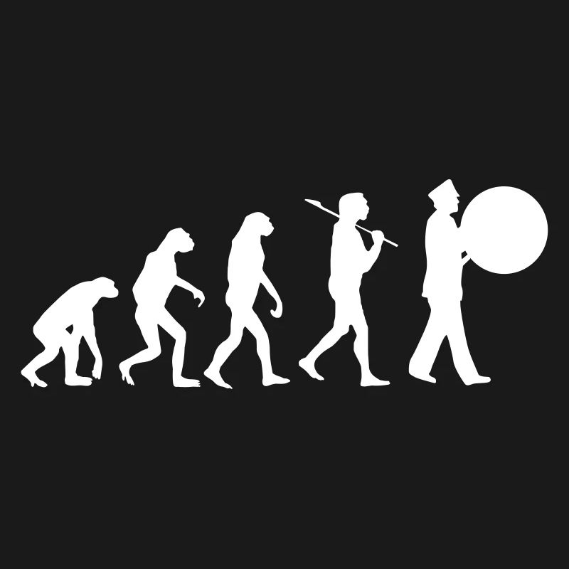 Evolution große Trommel Spielmannszug Kapelle