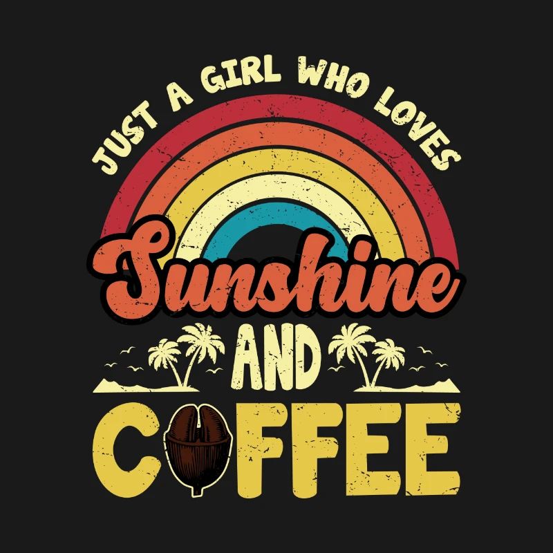 Nur ein Mädchen, das Kaffeedesign liebt