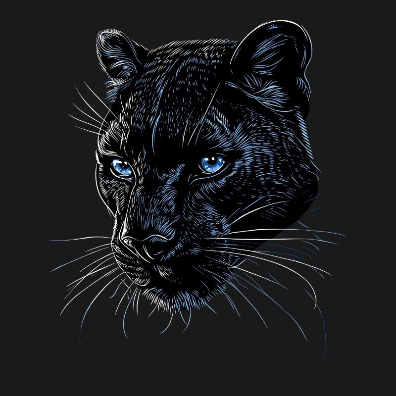 Panthère Léopard Grand Chat Mignon Gros Chat Panter