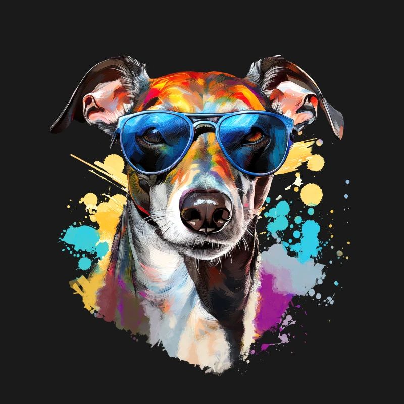 Wind chime with sunglasses
