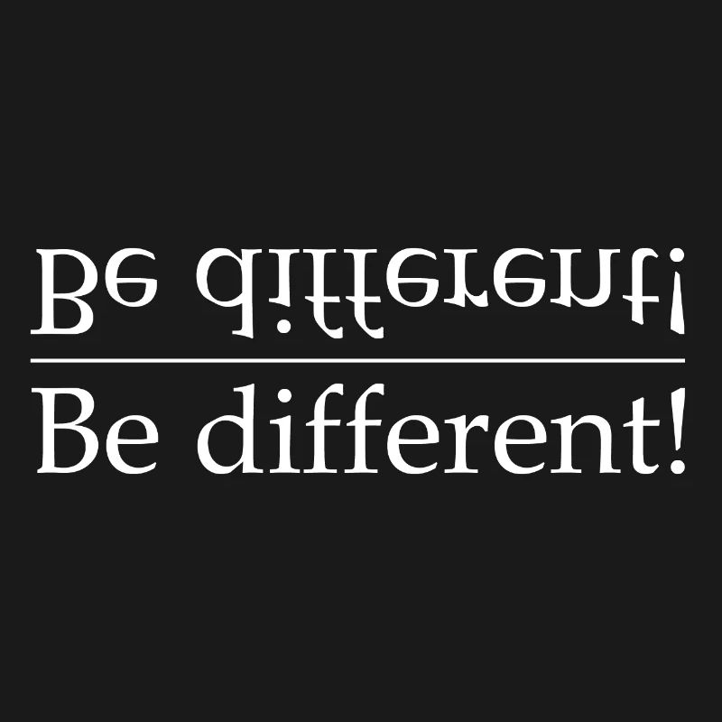 Une typographie de contraste différente
