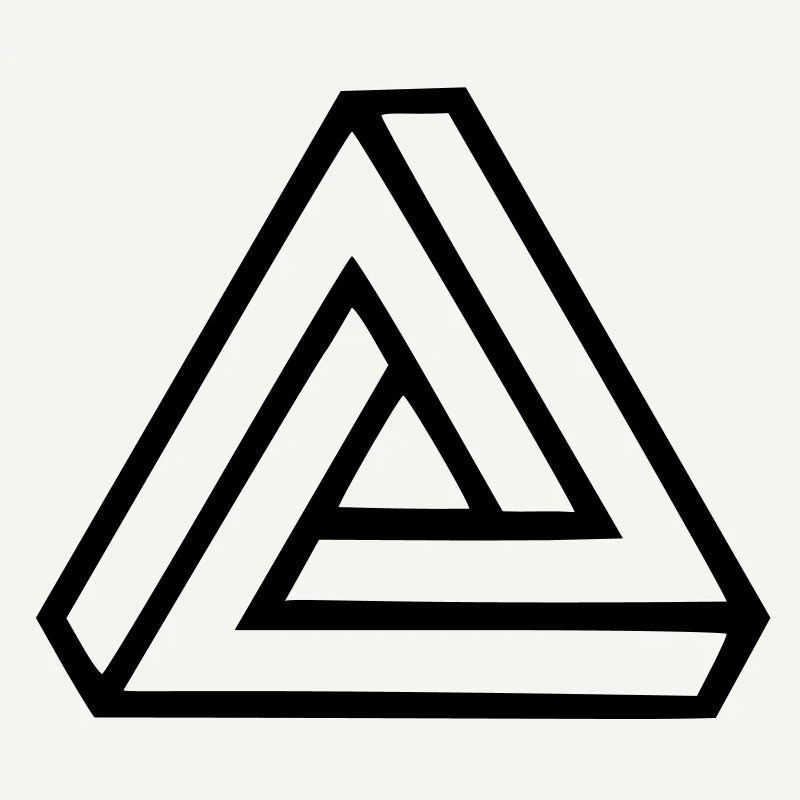 Triangle Visual Illusion