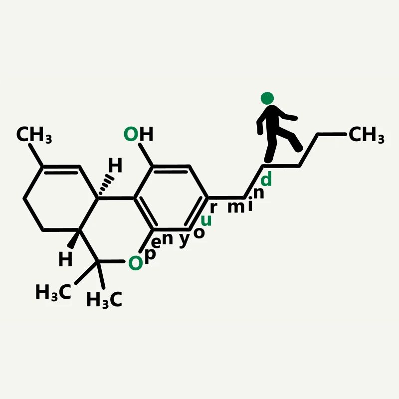 THC molekül