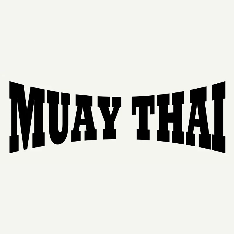 Lettrage Muay Thai