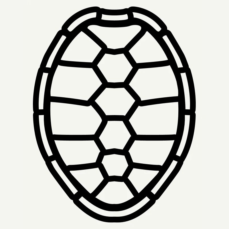 pattern turtle shell design logo comic cartoon tur
