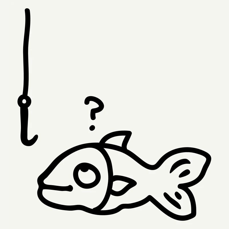 Fish fish hook - line