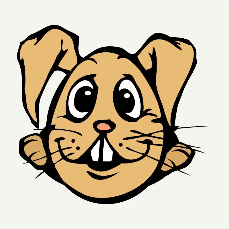 Rabbit! comic bunny egg funny egghead Easter