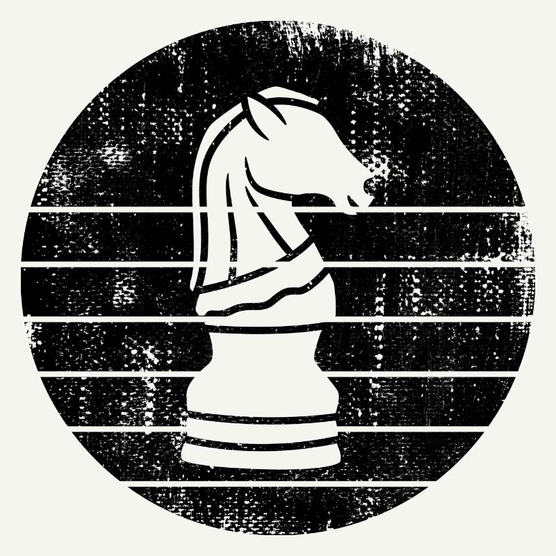 Dessin de chevalier d’échecs