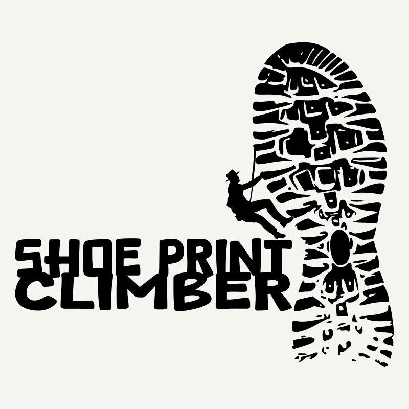Shoe Print Climber [Black]