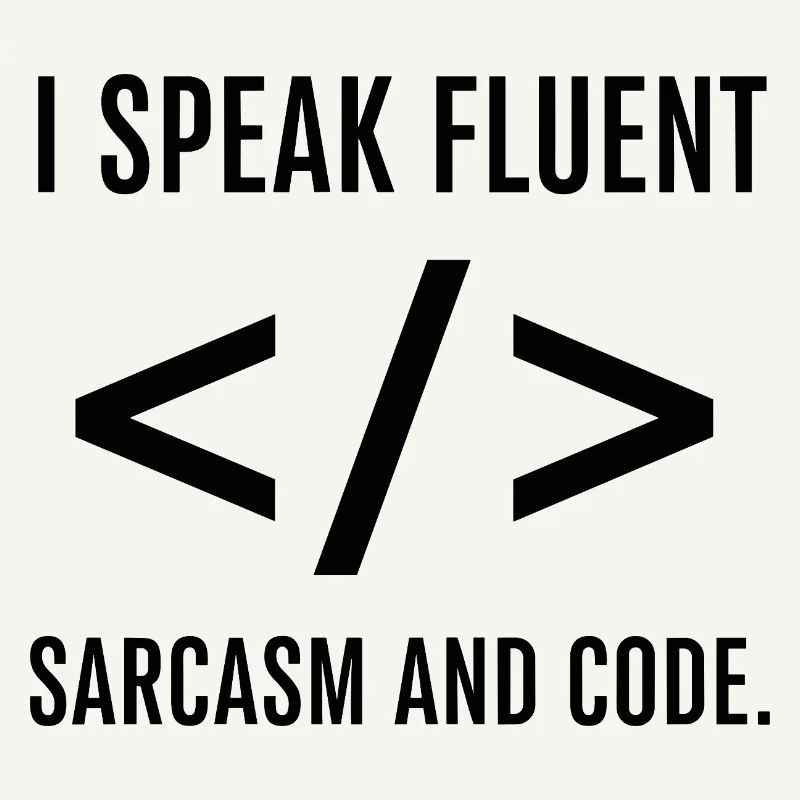 Je parle couramment le code