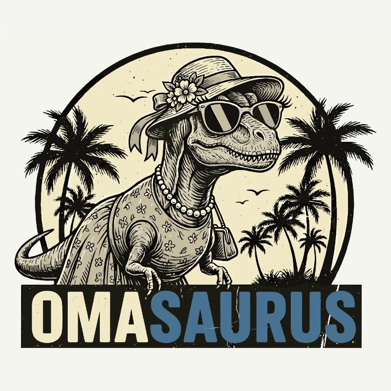 Omasaurus Rex – Lustiges Oma Dinosaurier Geschenk