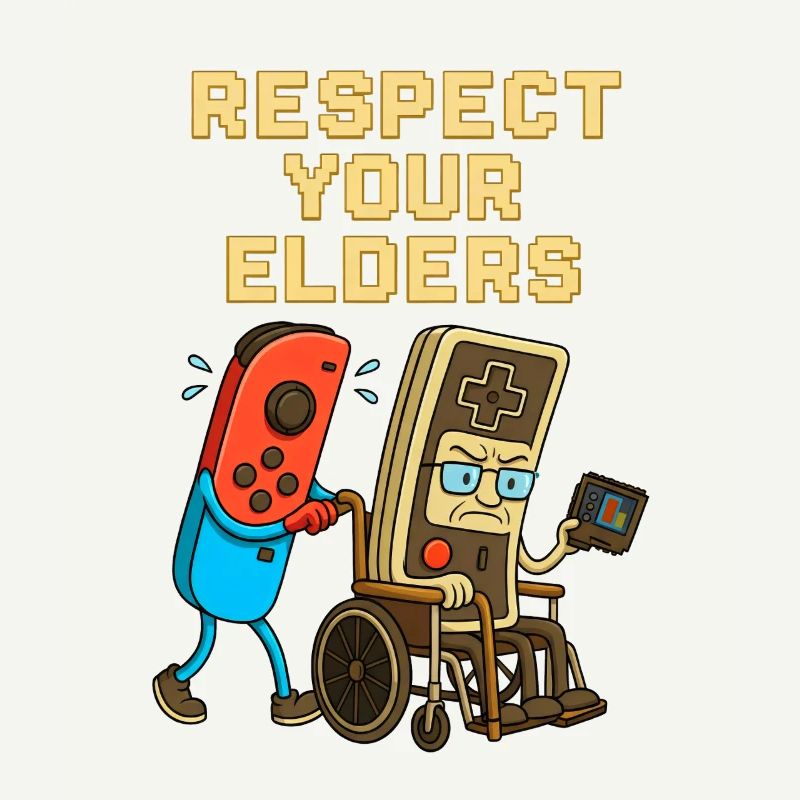 Respect Your Elders Gaming Control Retro 