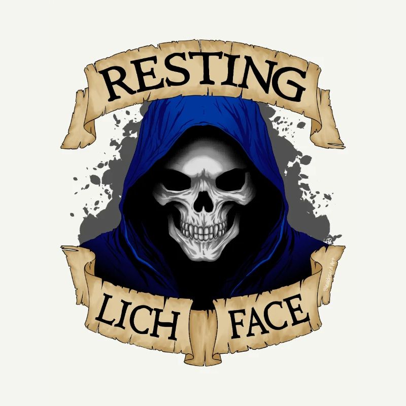 Resting Lich Face