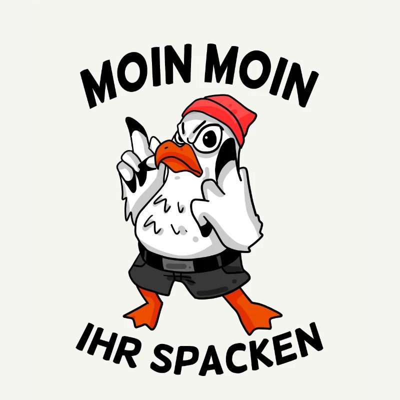 Freche Möwe - Moin Moin Ihr Spacken