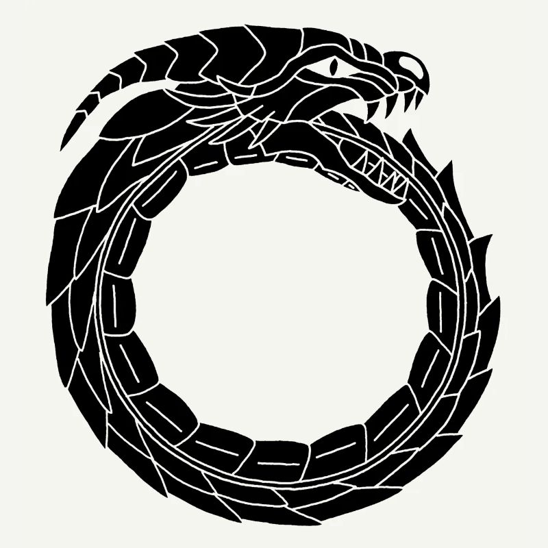 Verschlingender Schwarzer Drache
