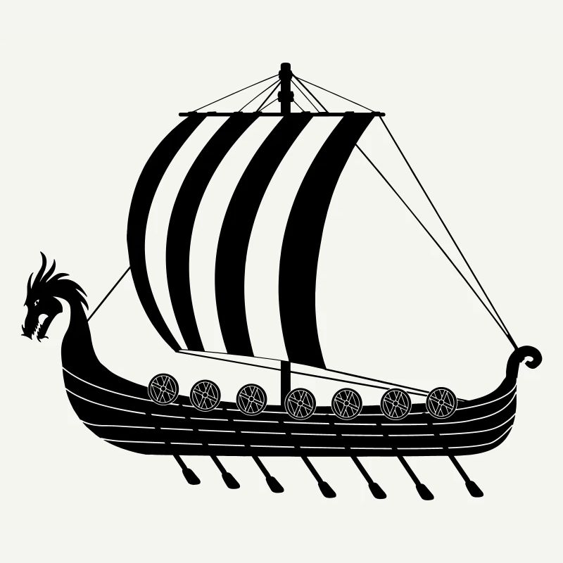 Vaisseau dragon viking dragar