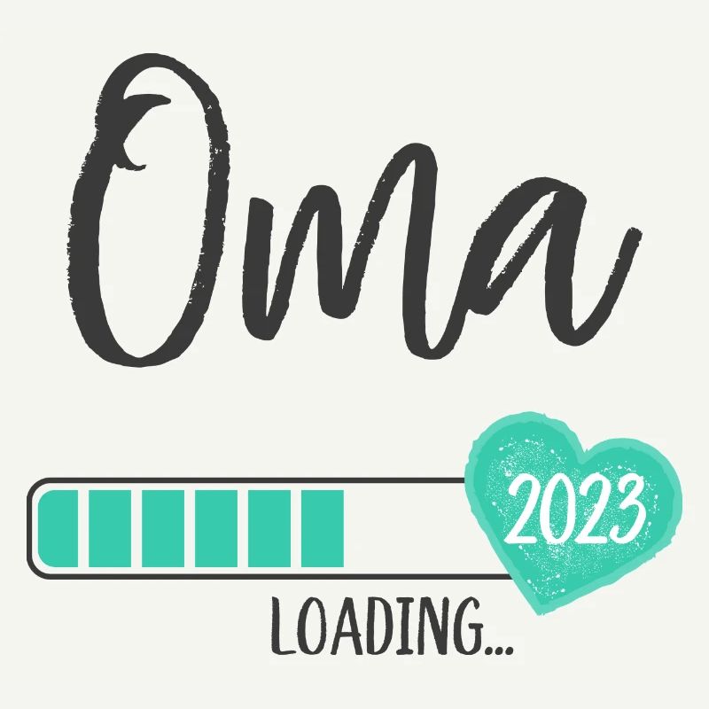Oma Loading 2023 Herz Junge Werdende Großmutter