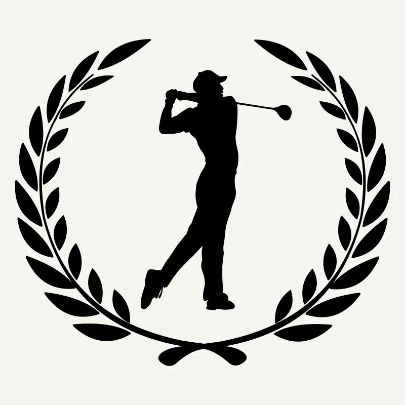 Sportpreis Lorbeerkranz Golf