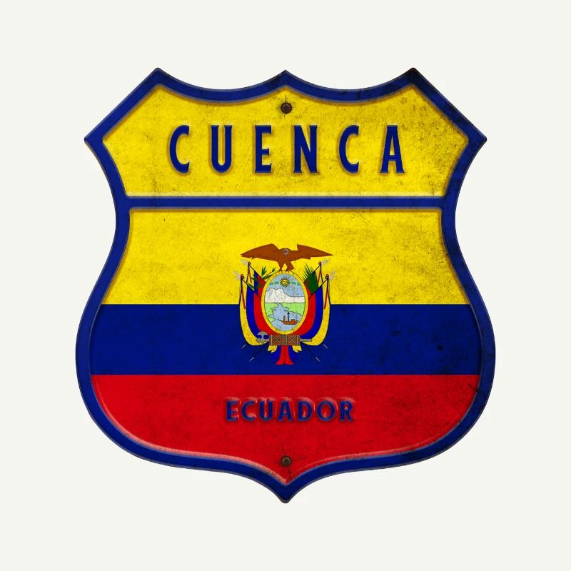 Cuenca Ecuador coat of arms flag design