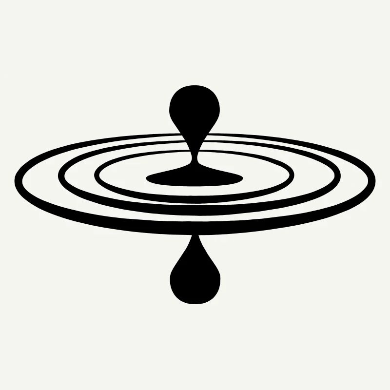 Logo de pleine conscience Drop Water